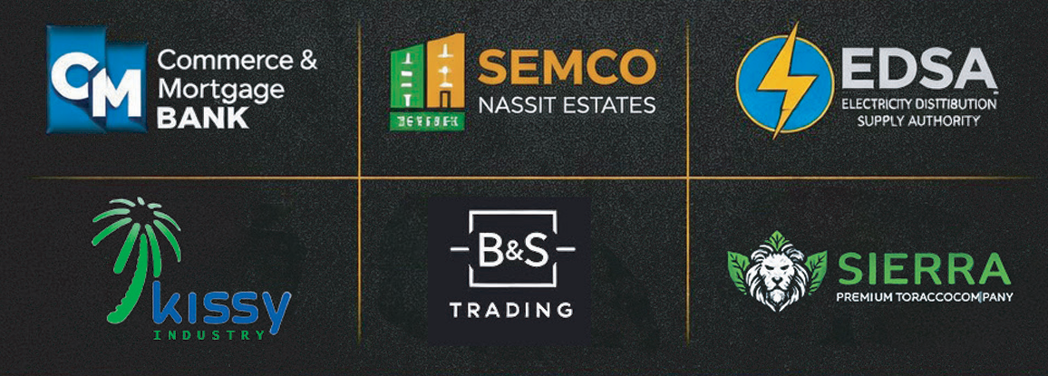 Lion Claws client portfolio: Commerce & Mortgage Bank, SEMCO Nassit Estates, EDSA, Kissy Industry, B&S Trading, Sierra Premium Tobacco Company